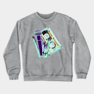 BLUNTED MICROPHONE CREATIONS Crewneck Sweatshirt